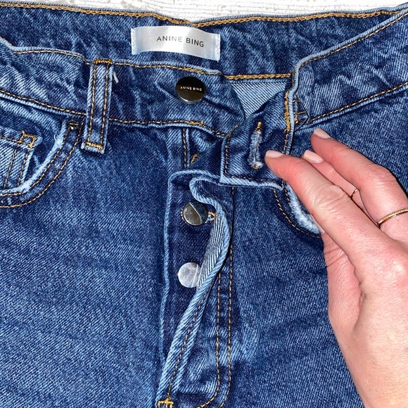 Anine Bing Sonya High Waist Slim Jeans - Picture 10 of 16